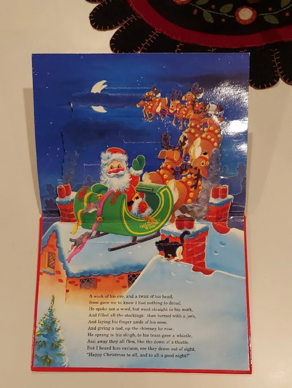 The Night Before Christmas - Pop-Up Book - Landolls 1995